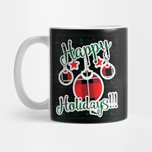 Happy Holidays Ornaments Mug